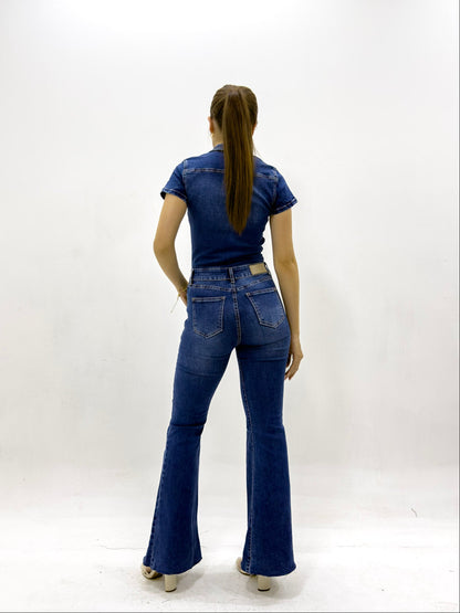 Enterizo con mangas cortas