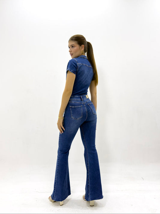 Enterizo con mangas cortas